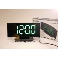 Электронные зеркальные часы DS 3621L-2